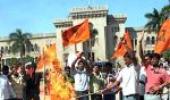 Osmania univ: Posters demand armed struggle for Telangana