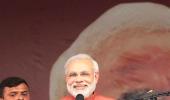 PICS: Modi speaks in Telugu at Hyderabad, wows crowds