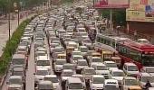 Friday morning blues: Heavy rains flood Delhi, traffic hit