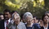 In PHOTOS: A cheerful Sunday with Japanese Emperor, Empress