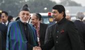 Karzai arrives in Delhi on four-day visit