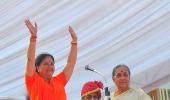 IN PHOTOS: BJP stalwarts attend Raje's grand swearing-in