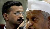 Anna-Kejrwal spat on Lokpal out in the open