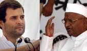 Hazare, Rahul write to each other on Lokpal