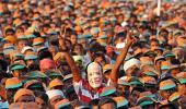 Live Updates: Modi's 'Maha Garjana' rally