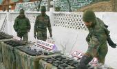 PIX: Army recovers huge cache of weapons near LoC