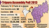 40 per cent voting in Tripura till noon