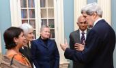 Hyderabad blasts cast shadow on Mathai-Kerry meeting