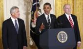 Obama names Hagel, Brennan to lead Pentagon, CIA