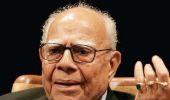 Jethmalani hopes Rajnath will 'cleanse' BJP