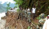 PICS: Absence of roads affecting relief supplies in U'khand