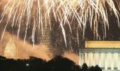 IN PHOTOS: Fireworks, parades and protests mark US I-Day