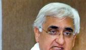 Salman Khurshid in Nepal on day-long visit