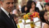 In PHOTOS: Obama surprises young chefs at 'state dinner'