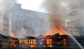 PHOTOS: Major fire destroys part of JK secretariat