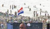 Images: The Pope at the Beach