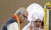 Modi meets Advani, spends time with Vajpayee