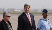 John Kerry arrives in India on three-day visit