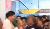 AP Cong, TDP leaders scuffle over ferrying U'khand pilgrims