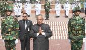 PHOTOS: Pranab pays tribute to Bangladesh martyrs