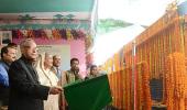 Pranab, Hasina flag off India-funded locomotives