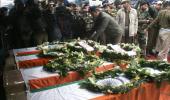 PIX: Slain jawans honoured; curfew clamped in Srinagar