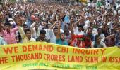 Thousands of landless farmers hit streets in Guwahati