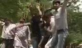 BJP youth activists clash with police in capital