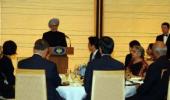 Abe hosts dinner for 'dear friend and mentor' Dr Singh