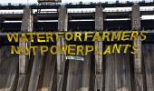 Greenpeace protests water diversion to power plants