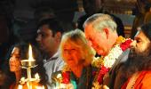 PIX: Prince Charles, wife attend 'Ganga arti' in Rishikesh