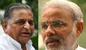 My leader strongest: Modi, Mulayam set for face-off in UP