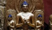 Mahabodhi temple dome inlaid with 280 kg gold