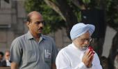 PHOTOS: Leaders pay obeisance to Mahatma Gandhi, Shashtri