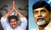 How does Chandrababu Naidu fare against Jaganmohan Reddy?