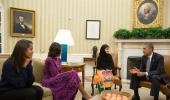 PHOTO: Malala's date with the Obamas