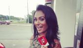 Candid photos: Gorgeous Miss America Nina like you've never seen before