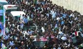 PHOTOS: High drama at Jagan's release