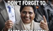 Poll meme of the day: Mayawati's vote appeal