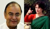 War of words: Jaitley hits backs at Priyanka