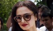 Pictures: Rekha makes 'guest' appearance in Rajya Sabha