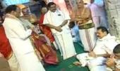 Sri Lanka president offers prayers at Tirumala temple