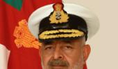 Ex-Navy chief's resignation treated as voluntary retirement