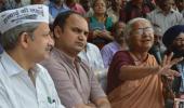 Medha Patkar announces support to AAP