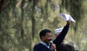 'Anarchist' Kejriwal sits on dharna