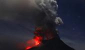 Dramatic photos of volcanic eruptions at Mount Sinabung, Indonesia