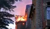 Fire demolishes heritage building in Shimla