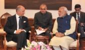 French FM meets Modi, discusses defence, anti-terrorism