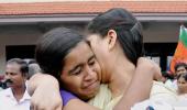 PHOTOS: Nurses reunite with families at Kochi airport