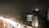 PHOTOS: Bumper-to-bumper traffic as non-stop rain hits Mumbai